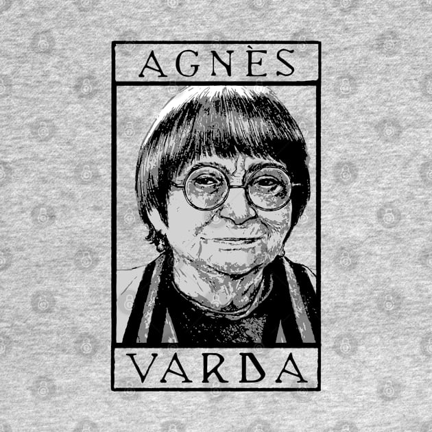 Agnès Varda by Portrait Art